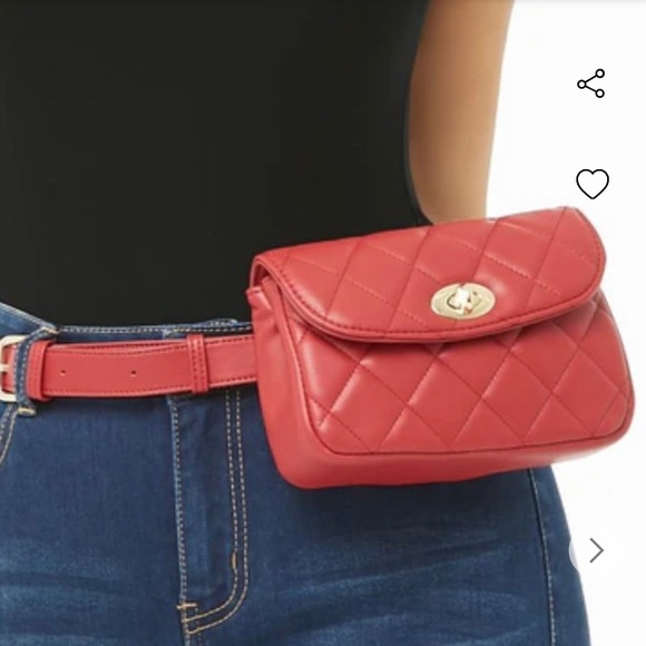 Forever21 Red Fanny Pack NWT - Picture 2 of 6